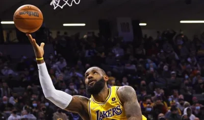 LeBron James, basquetbolista norteamericano. 