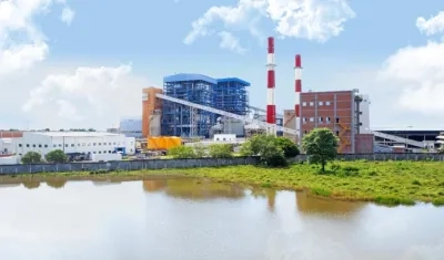 Termoeléctrica de Gecelca en Puerto Libertador.