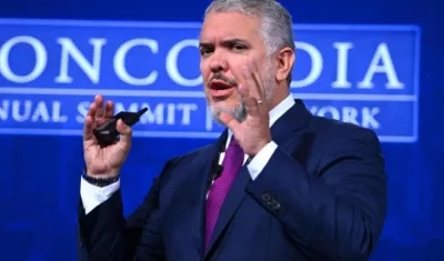 El expresidente Iván Duque.