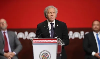 El secretario general de la Organización de Estados Americanos (OEA), Luis Almagro.