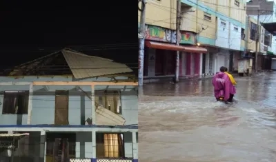 Estragos del paso de la onda tropical en el Caribe.
