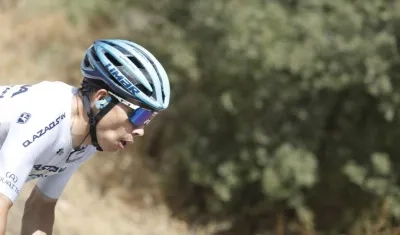 El ciclista Miguel Ángel 'Supermán' López.