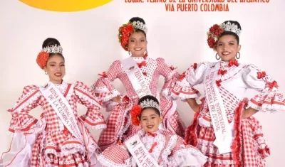 Afiche promocional del Reinado Intercolegial Departamental y Distrital de la Cumbia.