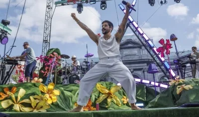 El cantante colombiano Camilo.