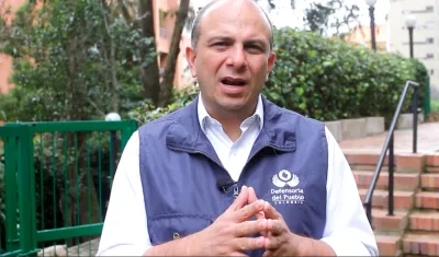 El defensor del Pueblo, Carlos Camargo.