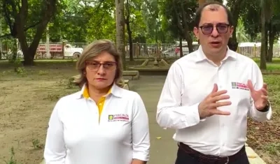 Luisa Fernanda Obando y Francisco Barbosa Delgado.