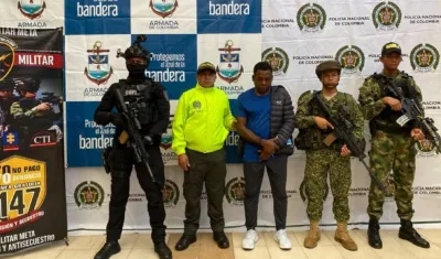 'Negro Juan' capturado por la Policía.