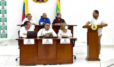 Sesión del Concejo de Barranquilla.