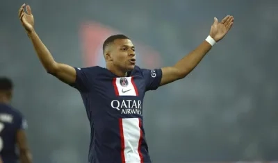 Kylian Mbappé, delantero francés. 