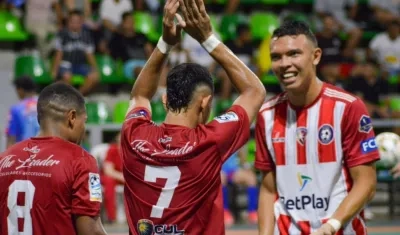 Jugadores de Independiente. 