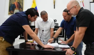 Radicación del proyecto de ordenanza.