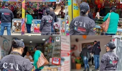 Los bienes incautados.