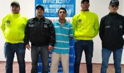 Gustavo Adolfo Gámez, presunto asesino del joven de 15 años.