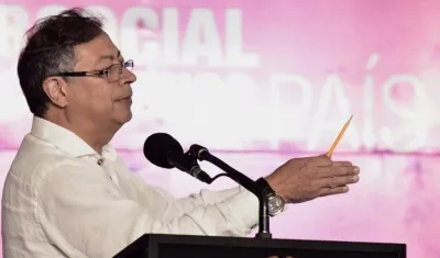 El Presidente Gustavo Petro