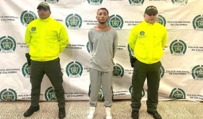 Luis Moré Torres tras ser capturado.