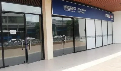 Fachada de la nueva sede de Nueva EPS en la calle Murillo con 43. 