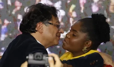 Gustavo Petro y Francia Márquez. 