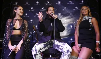 Paulina B, Maluma y Abril.