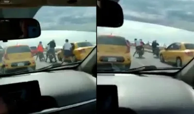 Imágenes del atraco.