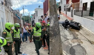 El presunto delincuente murió en el lugar de los hechos. 
