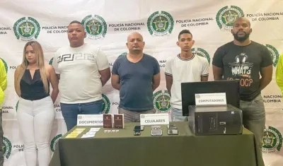 Capturados por la Policía.