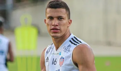 Nelson Deossa, jugador de Junior. 