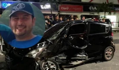 José Elías Gutiérrez Ariza conducía este vehículo cuando se presentó el accidente. 