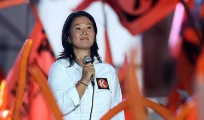La excandidata presidencial peruana Keiko Fujimori.