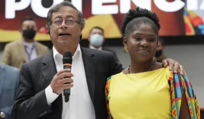Gustavo Petro y Francia Márquez.
