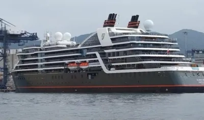 El “Seabourn Venture”  en Santa Marta