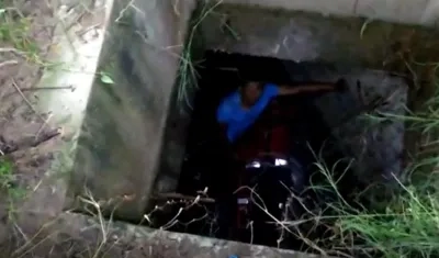 Momentos del rescate.