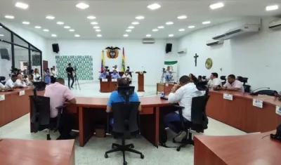 Una sesión plenaria del Concejo.