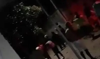 Momento en que ocurrió la riña en el municipio de Malambo.
