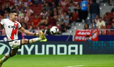 Falcao García, delantero del Rayo Vallecano. 