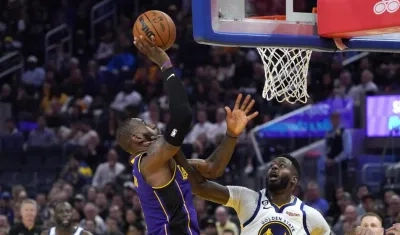 LeBron James, basquetbolista norteamericano. 