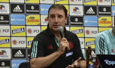 Néstor Lorenzo, entrenador de Colombia. 