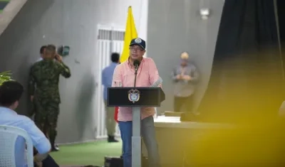 El presidente de Colombia, Gustavo Petro