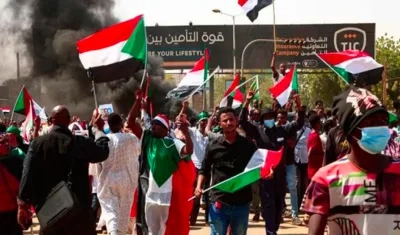 Imagen de las manifestaciones.