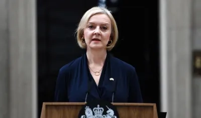 La primera ministra británica, Liz Truss.