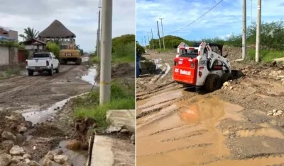 Afectaciones por las lluvias.
