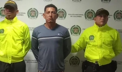 Orlando José Cuenta Guariguata, capturado.