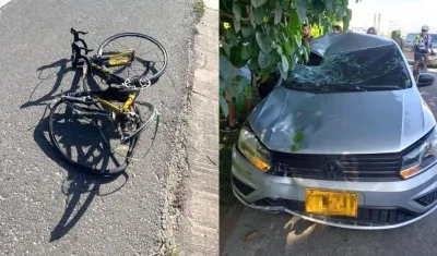 Caso reciente cuando un ciclista murió arrollado en la Vía al Mar.