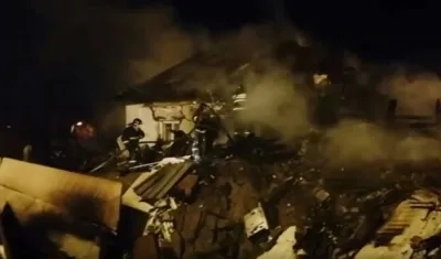 Momentos del accidente.