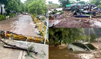 Imágenes de la emergencia.