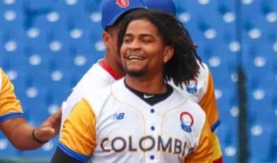 Carlos Arroyo, pelotero de Colombia. 