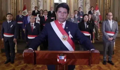 El Presidente de Perú, Pedro Castillo.