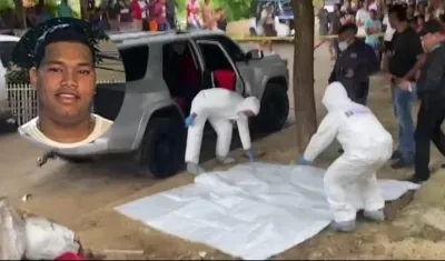 Diligencia de levantamiento del cadáver de Jonathan José Ospino Illera