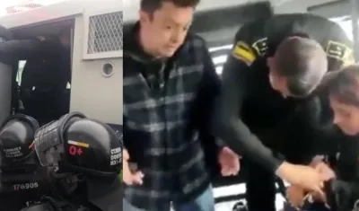 Integrantes de la 'Primera línea' tras ser capturados