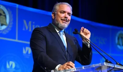 El expresidente de Colombia Iván Duque.