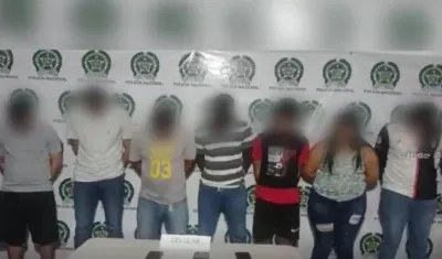 Capturados por la Policía.